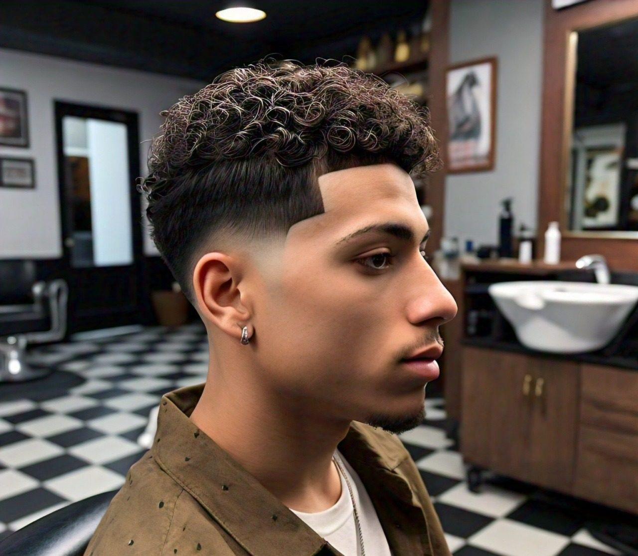 number 3 low taper fade