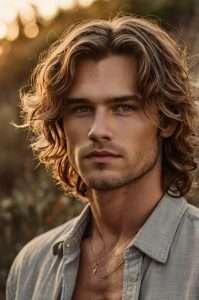 Cool Wavy Vibes - Medium Length Hairstyles for Men 
