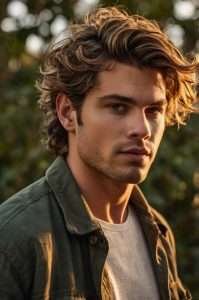 Messy Hair Vibes - medium length hairstyles for men 